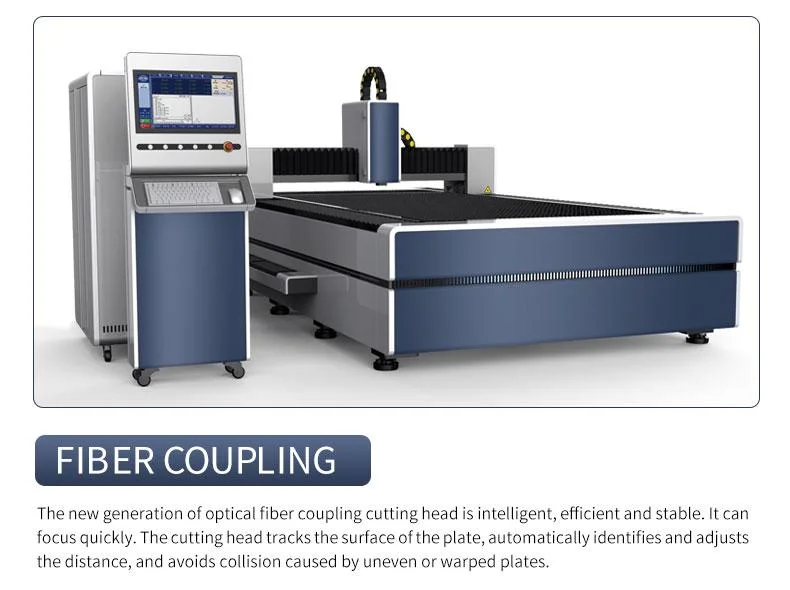 China Factory CNC Fiber Laser Cutter for Metal