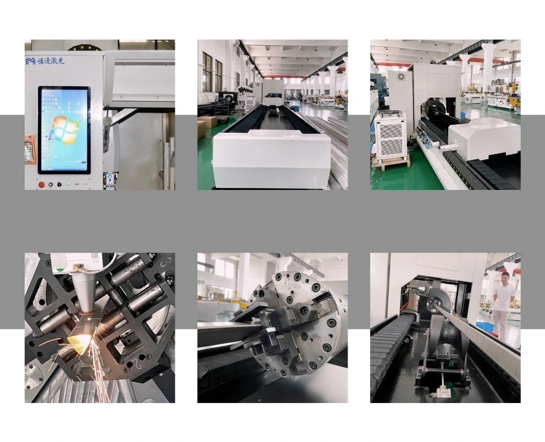 Automatic Loading and Unloading Fiber Laser Tube Cutting Machine CE Precision CNC Steel Pipe Laser Cutter for Metal Processing